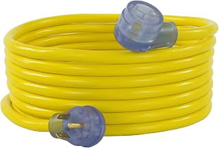 Conntek 14368, 30 Amp RV Extension Cord, Yellow (25-Feet)
