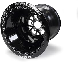 Weld Racing Wheel, V-Series, 16 x 16 in, 4.000 in Backspace, 5 x 4.75 in Bolt Pattern, Double Bead Lock, Aluminum, Black Anodize, Each