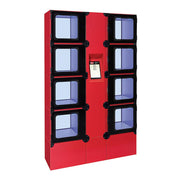 Hatco F2G-24-A Flav-R 2-Go Floor Mount Food Locker System by Hatco Corporation – Stainless Steel, Red