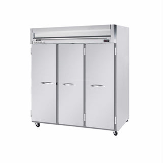 HFP3-5S Horizon Series Three Section Solid Door Reach-In Freezer 74 cu.ft. Capacity Stainless Steel Front and Sides Aluminum Interior by Beverage Air – Model HFP35S