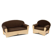 Komfy Sofa & Chair by Jonti-Craft – 45.47 inches x 27.95 inches x 24.21 inches, Acrylic, Gold, Model 3772JC