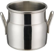 Winco Mini Serving Milk Can, Silver | Great for Cream, Coffee Service and Table Service