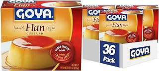 Goya Foods Flan Custard with Caramel, 5.5 Ounce (Pack of 36)