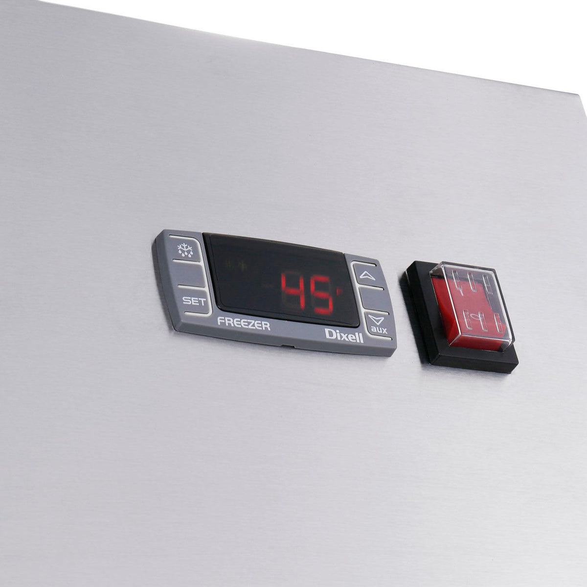 Reach In Split Door Refrigerator by Nexel – Stainless Steel, Silver, Model CFD-2RR-SD-HC