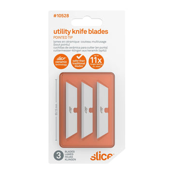 Slice Products 10528 Blade, 3/4" x 2 7/16", 3/Pack - Default Title