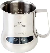 Thunder Group SLMP0024 Expresso Milk Pitcher 24 Oz. Capacity Engraved Measuring Scale