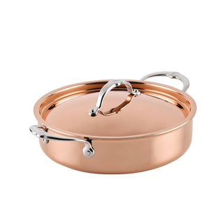 CopperBond® Aura™ 3.5-Quart Professional Copper Covered Braiser/Sauteuse by Hestan – 3.5 Quarts, Copper, Model 31843