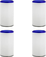 10 Strawberry Street Leon Mexican Glassware, Hiball, Set of 4, White