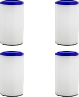 10 Strawberry Street Leon Mexican Glassware, Hiball, Set of 4, White