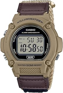 Casio W219H Series | Men’s Digital Watch | 50M WR | LED Illuminator | 100 SEC Chronograph | 1/100 SEC Stopwatch | Daily Alarm | Hourly Time Signal | Auto Calendar | 7 Year Battery