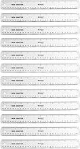 Westcott Shatterproof Flexible Ruler, Clear, 12", 12 Count