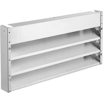 Replacement Front Grille for Nexel Models 243007 & by Global Industrial – Silver, Model 2199001374