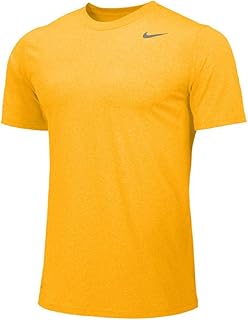 Nike Men's Shirt Short Sleeve Legend (Medium, Gold)