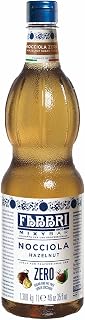 Fabbri Flavoring Syrup, Hazelnut Zero Calories, Made in Italy, 33.8 Ounce (1 Liter)