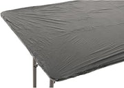 KWIK-COVERS Disposable Table Cover Oblong Black Plastic - 30" H x 6'L