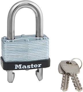 Master Lock 510D Lock with Adjustable Shackle, 1-3/4-inch , Silver