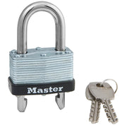 Master Lock Silver / 1 Count (Pack of 1) / Removable Keyed Padlocks