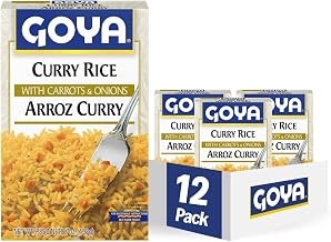 Goya Foods Curry Seasoned Rice Mix, 7 Ounce (Pack of 12)