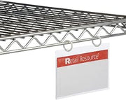 Retail Resource 47700 Top Opening Plastic Label Holder 6 x 4 Bag of 50, (Pack of 50)
