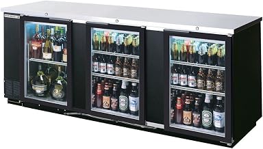Beverage-Air 95" Refrigerated Backbar Cabinet with 2 Glass Doors
