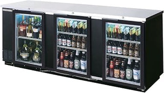Beverage-Air 95" Refrigerated Backbar Cabinet with 2 Glass Doors
