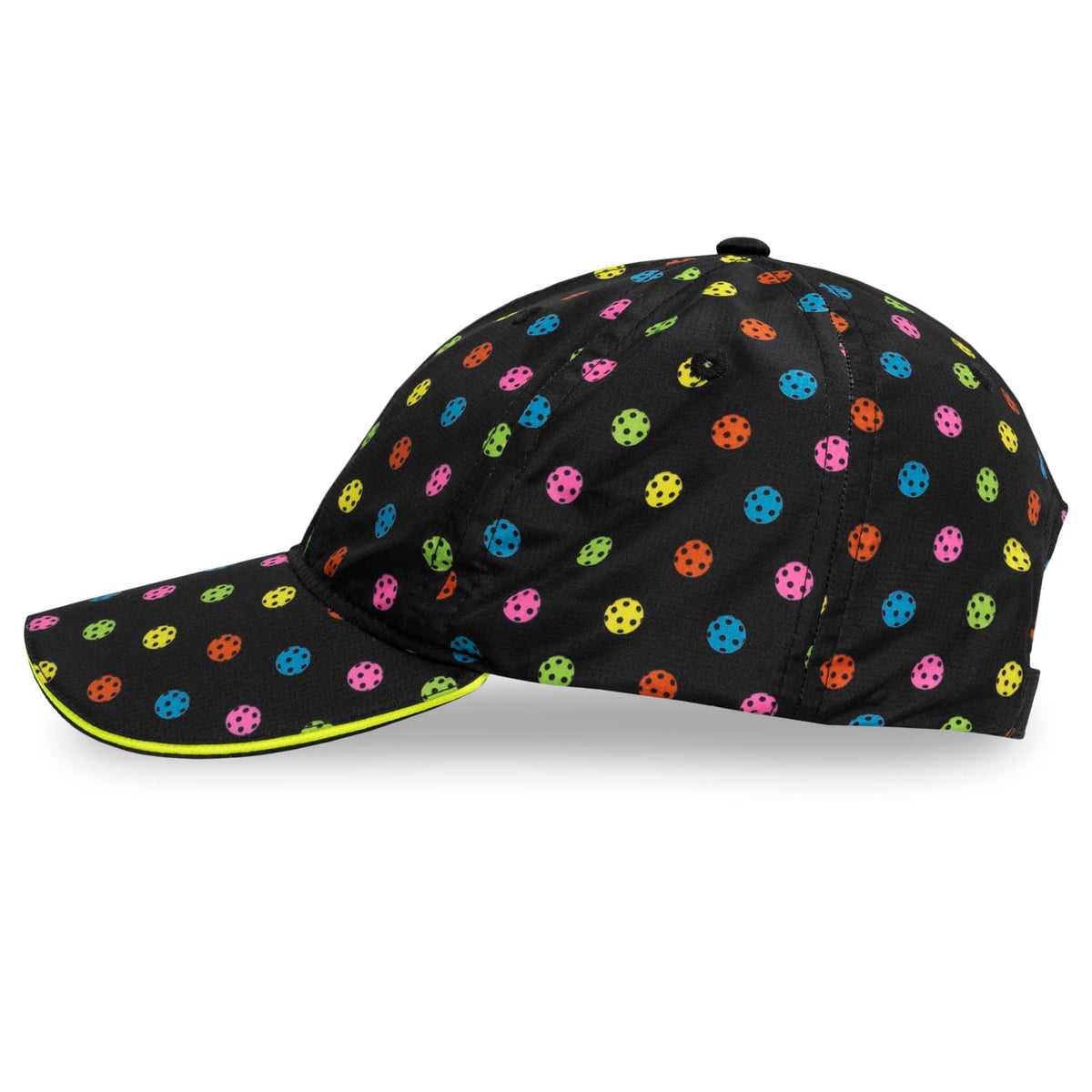 Perfomance Pickleball Cap Hat by Headsweats – One Size, Polyester, Black/Neon Pickleball
