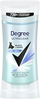 Degree UltraClear Antiperspirant Deodorant Black + White, 2.6 Oz