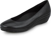 SR Max Womens Black Bristol MaxTrax Soft Toe SRO Slip-On Dress Shoe