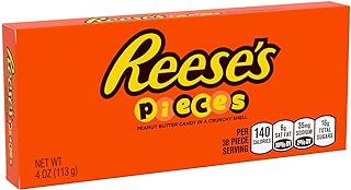 Reese's Pieces Peanut Butter Candies, 4-Ounce Boxes (Pack of 24)