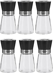 Westmark 63542611 Spice Mill Display with Ceramic Grinder Glass/Ceramic/Plastic Transparent/Black/Silver