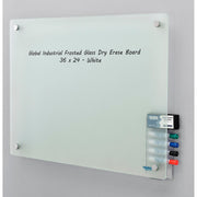 Global Industrial 36"W x 24"H / Frosted / Industrial Dry Erase Boards
