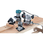 1-1/4 HP* Compact Router Kit by Makita – One Size, Aluminum, Factory, Model RT0701CX3