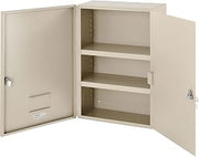 Global Industrial Medium Narcotics Cabinet, Double Door/Double Lock, Beige