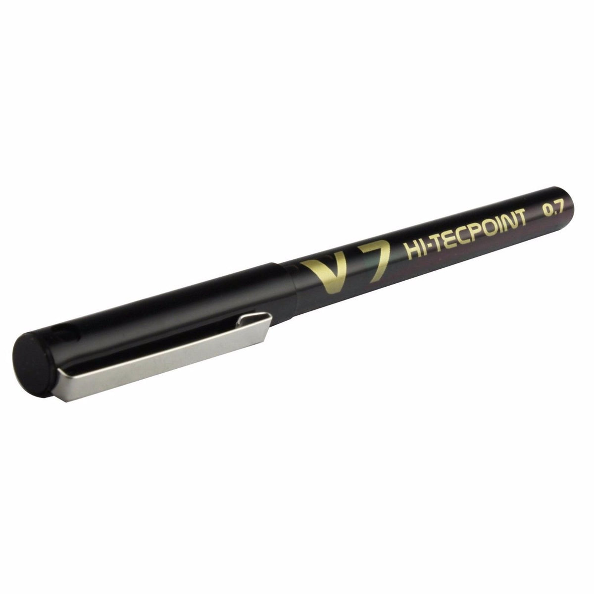 V7 Hi-Tecpoint Rollerball Pen by PILOT – 1 Count (Pack of 1), Plastic, Black, Model 72472