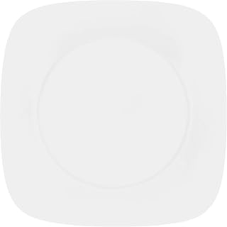 Pure White 26.5cm Dinner Plate by Corelle – Large, Glass, White, Model 3141