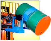 Manual Forklift Carrier Drum Lifts - Heavy-Duty by Morse – 42"L x 34"W x 23"H, Steel, Blue, Model 285A-HD