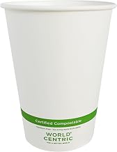 World Centric Compostable Paper Bowls, 32 Oz (Pack of 100) | Made from FSC Certified Paper, Bio-Based Lining, Sustainable, Heavy Duty, Heat Resistant, No Added PFAS