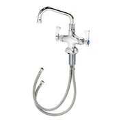 Royal Series Single Deck Mount Pantry Faucet by Krowne – 5"L x 9"W x 3"H, Brass, Model 16-306L