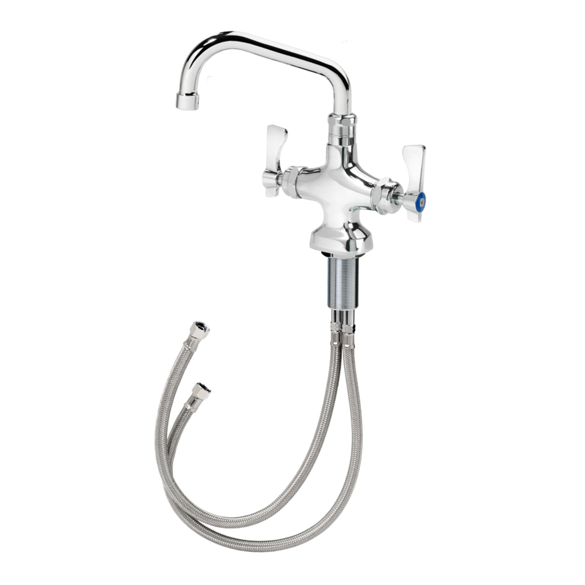 Royal Series Single Deck Mount Pantry Faucet by Krowne – 5"L x 9"W x 3"H, Brass, Model 16-306L