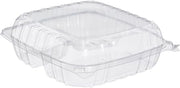 Dart C95PST3 OPS Lg Clear 3 Comp Hinged Container, 8.9 X 9.4 in (Case of 200)