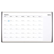 Arc Cubicle Whiteboard Calendar by Quartet – Aluminum, Model QRTARCCP3018