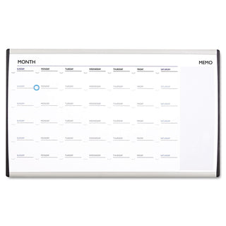 Arc Cubicle Whiteboard Calendar by Quartet – Aluminum, Model QRTARCCP3018