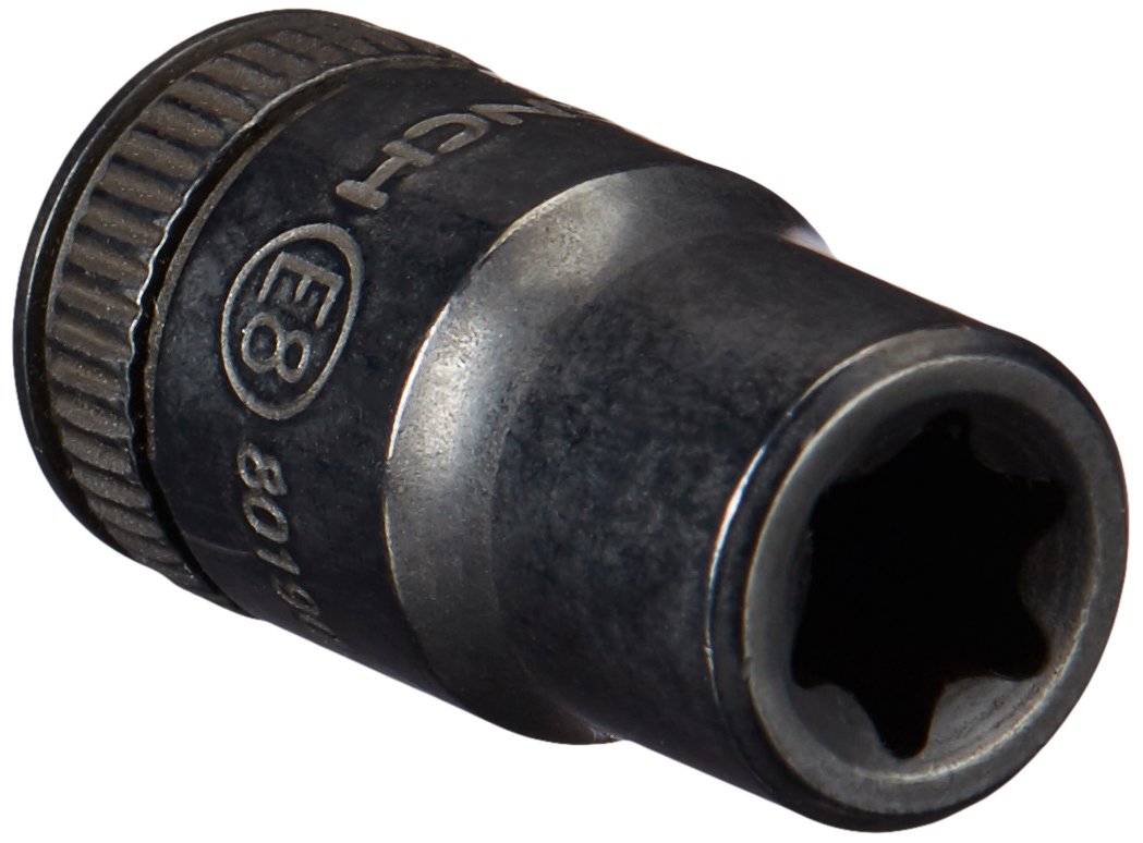1/4" Drive External Torx Socket E8 by GEARWRENCH – 0.984 in, Alloy Steel, Model 80190