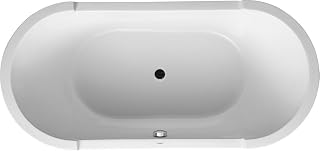 700011000000090 Duravit 700011000000090 Stark 74-13/16" Drop In Acrylic Soaking Tub with Center Drain