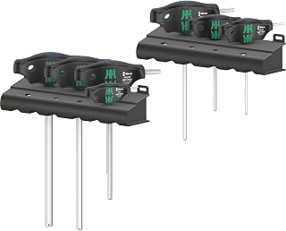 Wera 05023450001 454/7 HF SET 1 SCREWDRIVER SET T-HANDLE SCREWDRIVERS HEX-PLUS WITH HOLDING FUNCTION 7 PIECES
