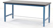 Global Industrial Production Workbench - Phenolic Resin Safety Edge - Blue, 60" W x 30" D