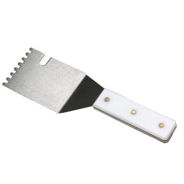 Star Mfg. Grooved Panini Spatula For Pro-Max Grills by Star Micronics – Medium, Stainless Steel, Silver, Model CG-S