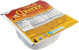 General Mills Cheerios Cereal Bowl Pak - Toasted Whole Grain Oat Cerel, 0.69 Ounce -- 96 per case.