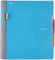 Five Star Advance Spiral Notebook, 5 Subject, College Ruled Paper, 200 Sheets, 11 x 8-1/2 inches, Teal (73152)