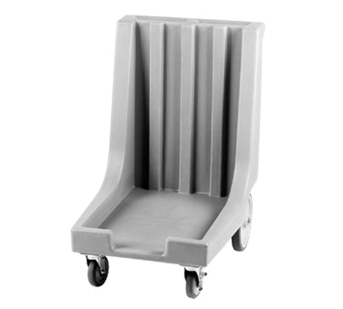 () Plastic Camdolly® w/Handle & Large Rear Wheels by Cambro – Plastic, Dark Brown, Model CD1826HB131